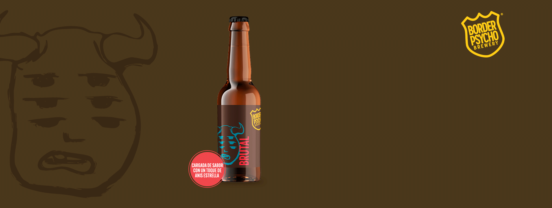 Botella de Brutal Imperial Stout